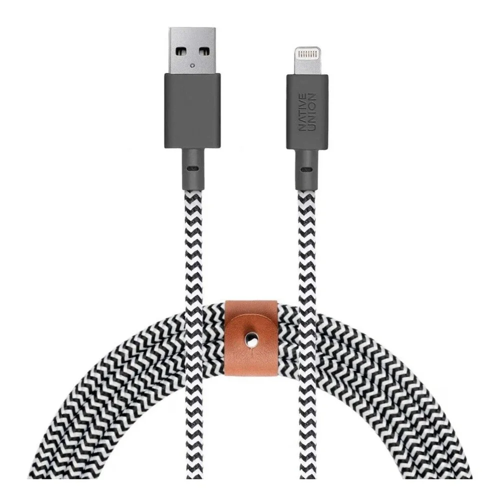 Native Union 10' Ultra-Strong Apple MFI-Certified Lighting USB Cable SHIPS FREE!